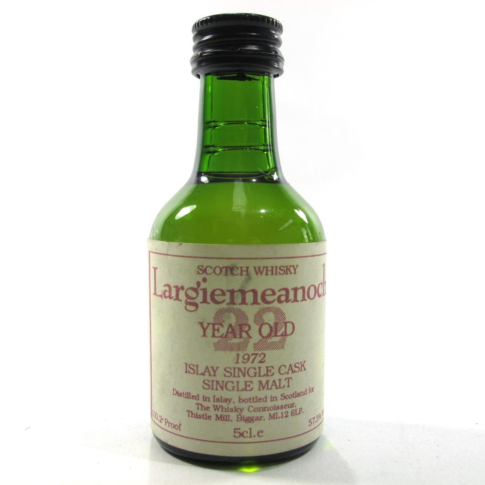 Largiemeanoch / Bowmore 1972 Single Islay Malt 22 Year Old Miniature 5cl