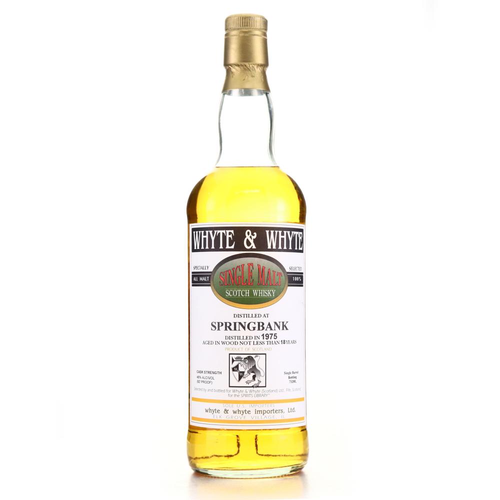 Springbank 1975 Whyte and Whyte 18 Year Old Cask Strength 75cl / Spirits Library