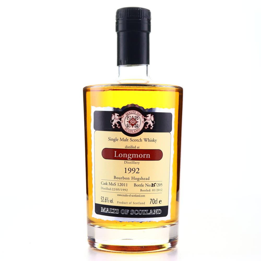 Longmorn 1992 Malts of Scotland Bourbon Hogshead