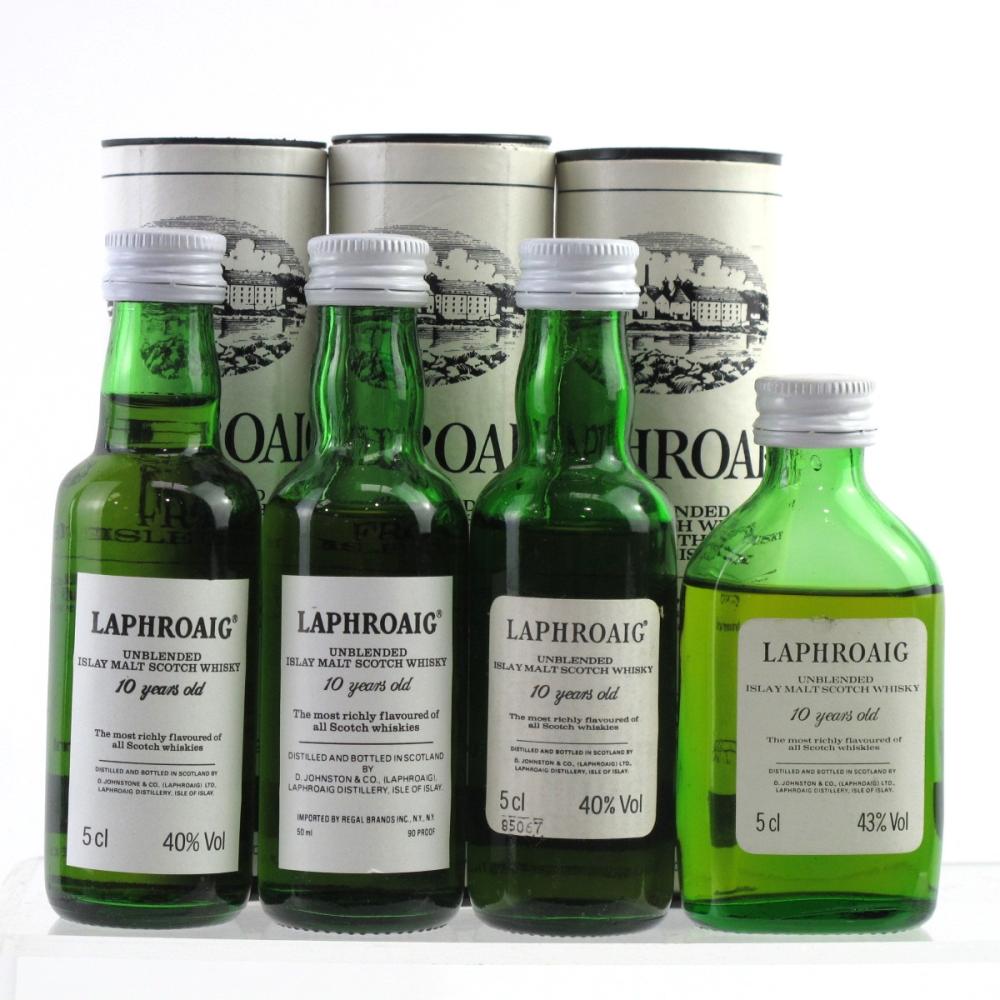 Laphroaig 10 Year Old Miniature Selection 4 x 5cl