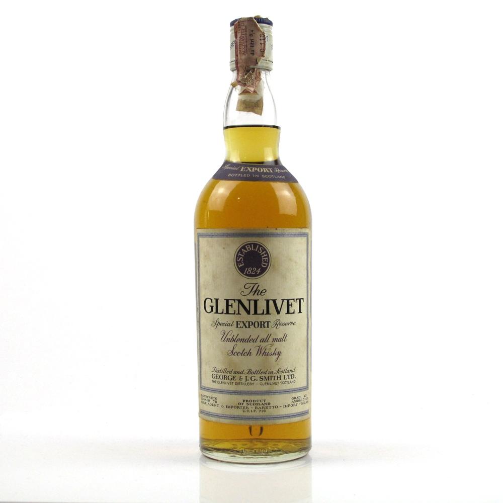 Glenlivet Special Export Reserve 1980s