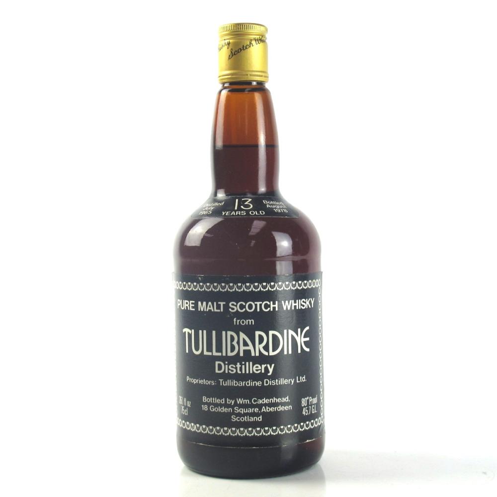 Tullibardine 1965 Cadenhead's 13 Year Old / Sherry Wood Matured