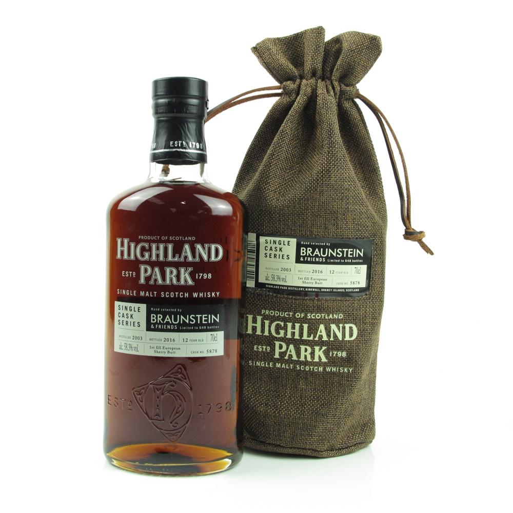Highland Park Single Cask Series 2003 Braunstein & Friends 12 Year Old