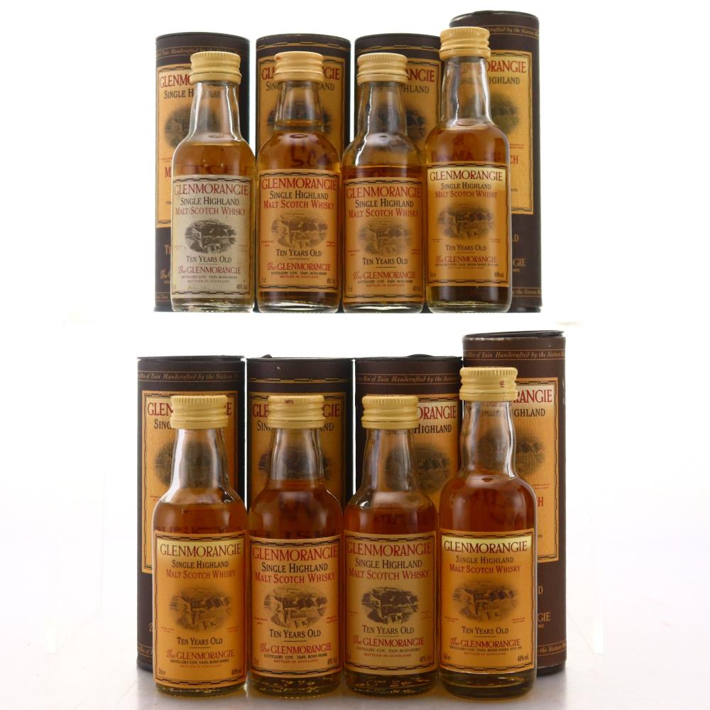 Glenmorangie 10 Year old Miniatures x 8