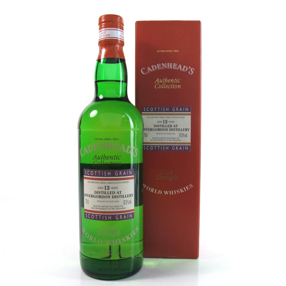 Invergordon 13 Year Old Cadenhead's Cask Strength