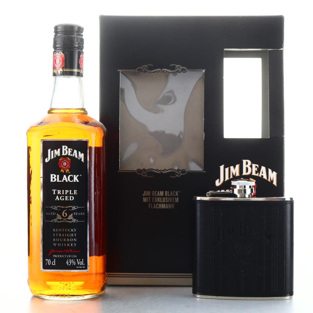 Jim Beam Black 6 Year Old Triple Aged Kentucky Straight Bourbon Gift Pack