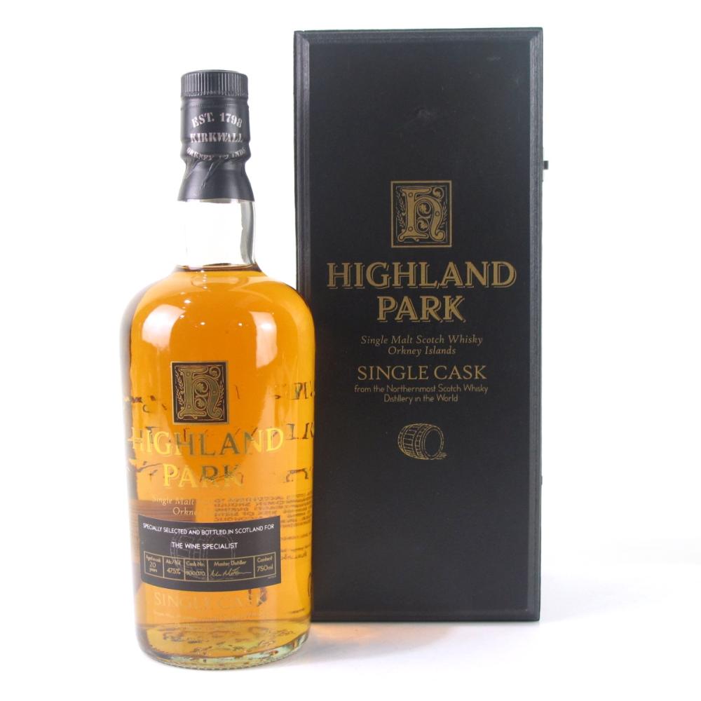 Highland Park 20 Year Old Single Cask / The Wine Specialist