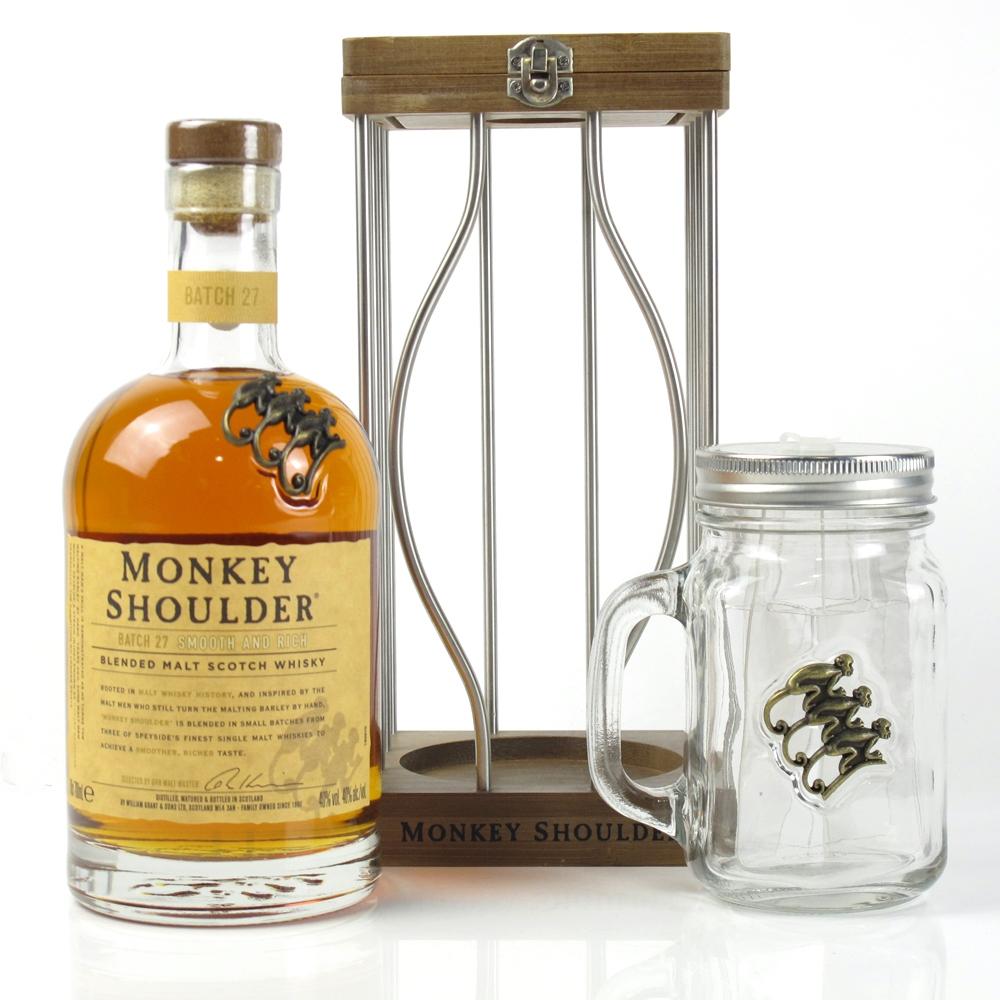 Monkey Shoulder Cage Edition / Inlcudes Mason Jar