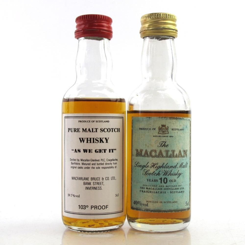 Macallan Miniature Selection 2 x 5cl / including As We Get It