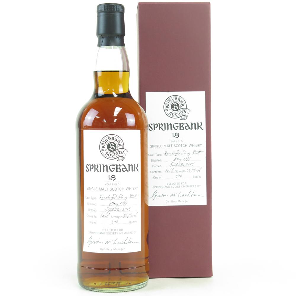 Springbank 1997 Single Cask 18 Year Old