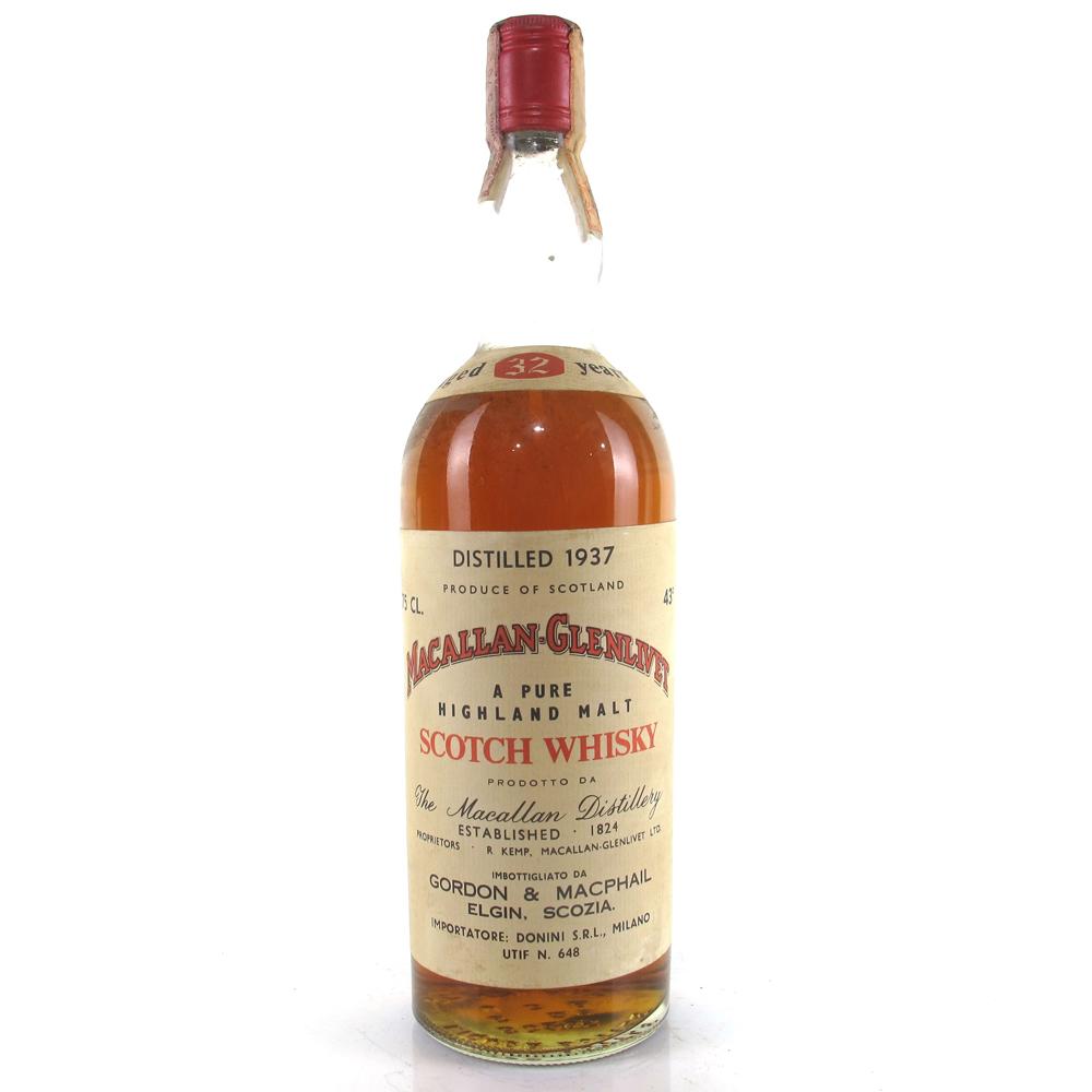 Macallan 1937 Gordon and MacPhail 32 Year Old