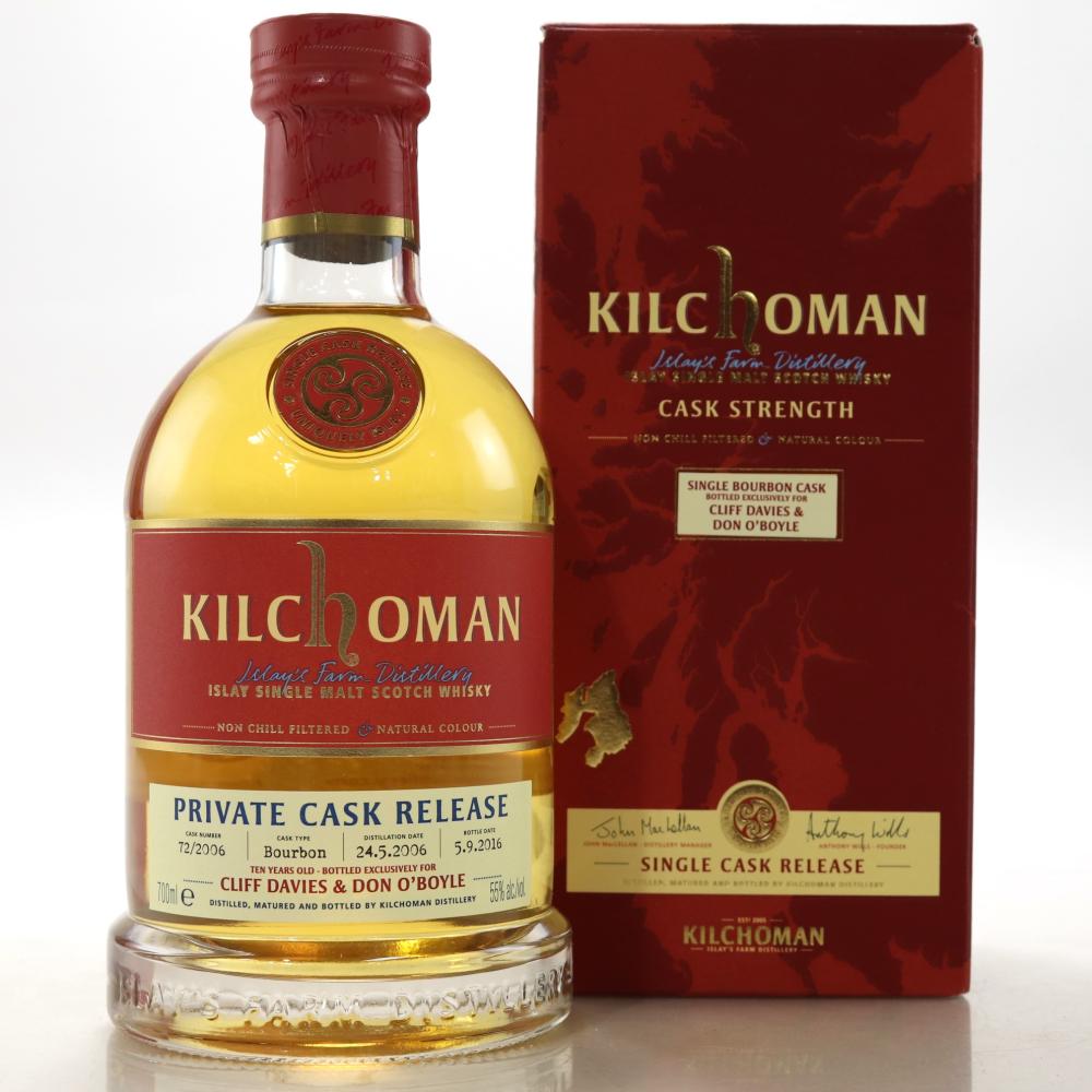 Kilchoman 2006 Private Cask 10 Year Old / Cliff Davies & Don O'Boyle