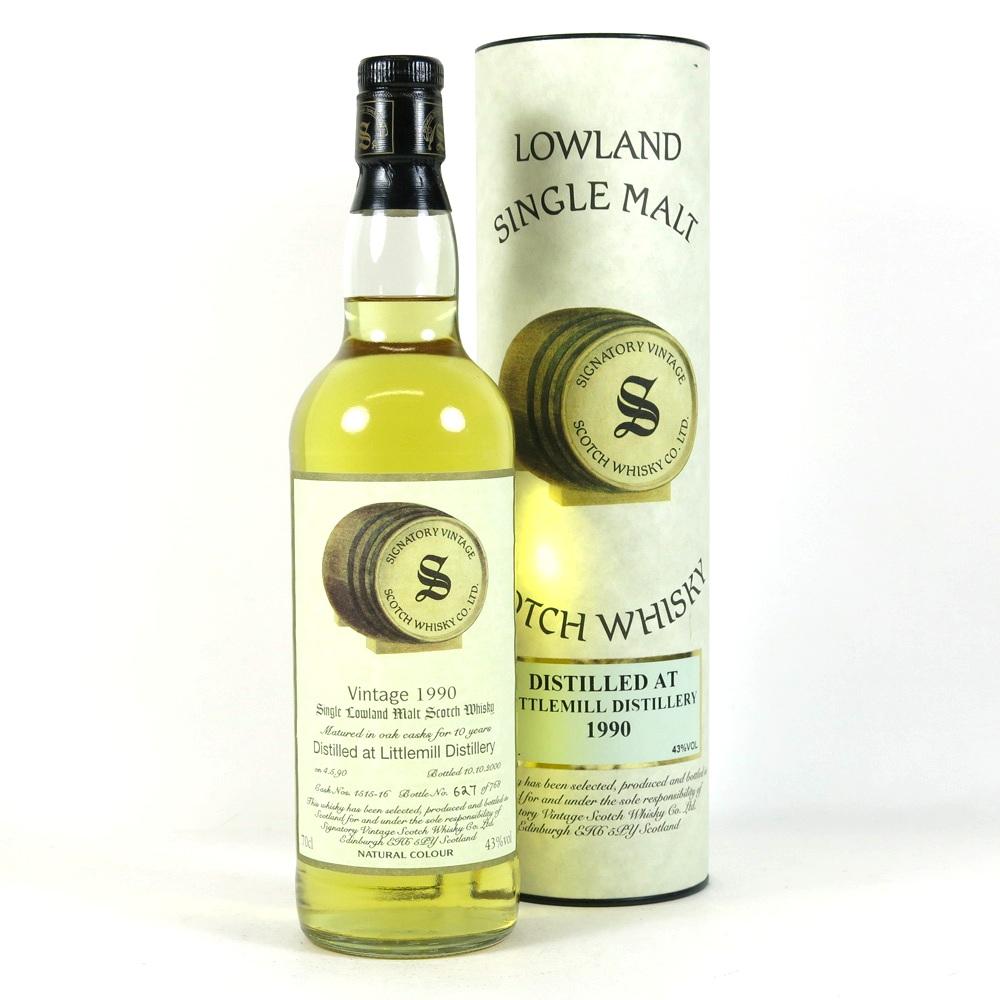 Littlemill 1990 Signatory Vintage 10 Year Old