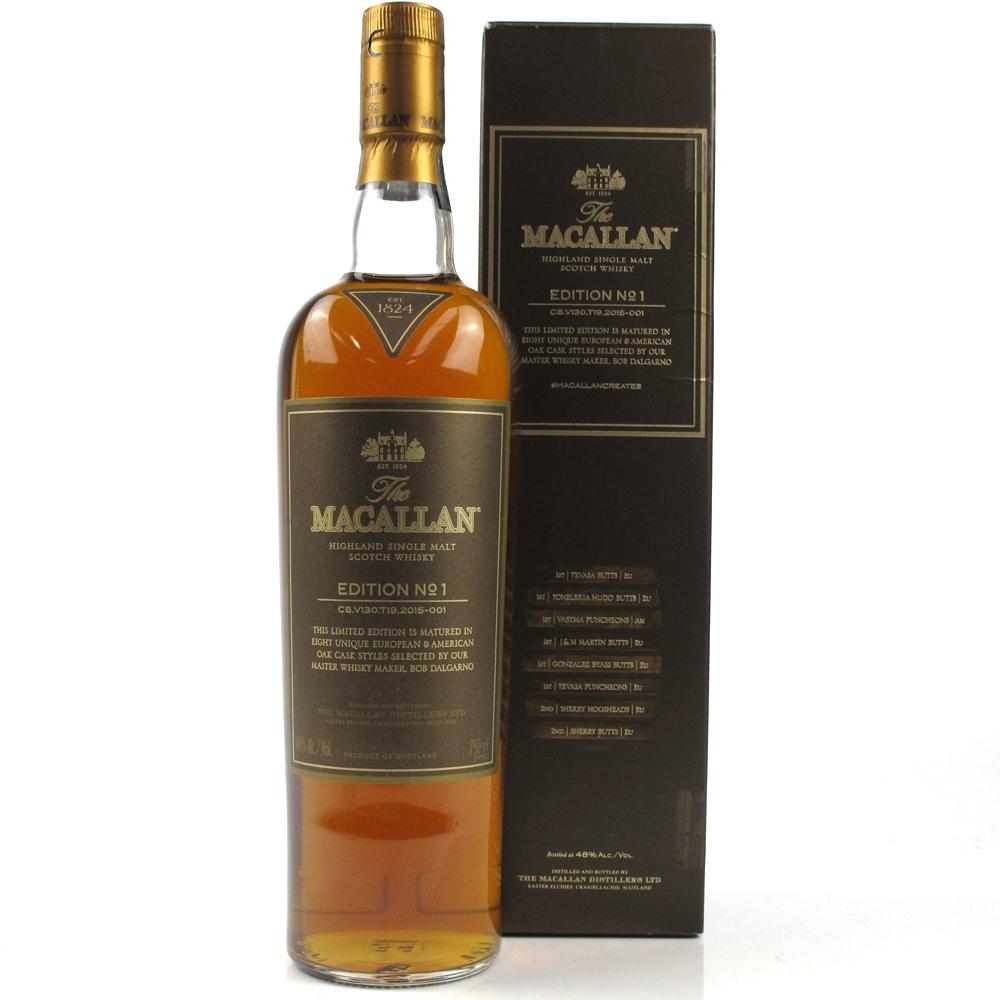 Macallan Edition No 1 / Taiwan Release 75cl / US Import