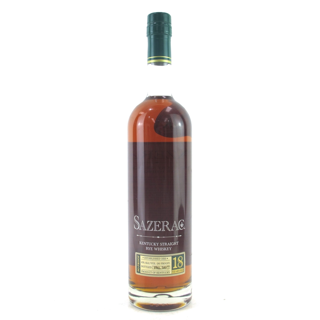 Sazerac 18 Year Old Rye / Fall 2007