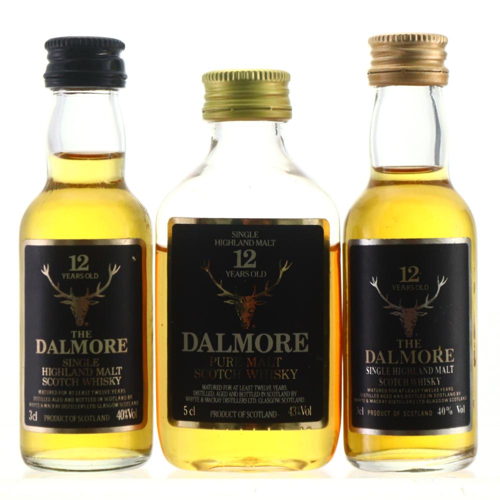 Dalmore Miniature x 3