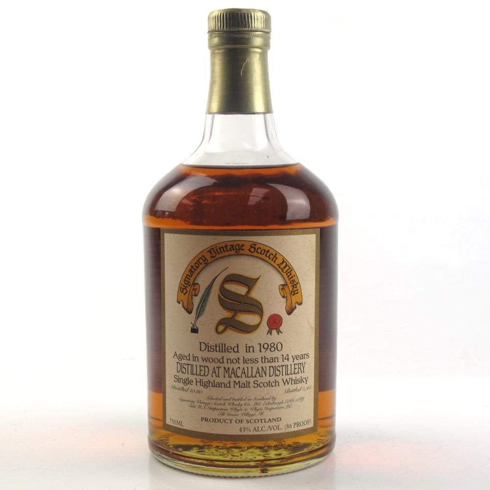 Macallan 1980 Signatory Vintage 14 Year Old
