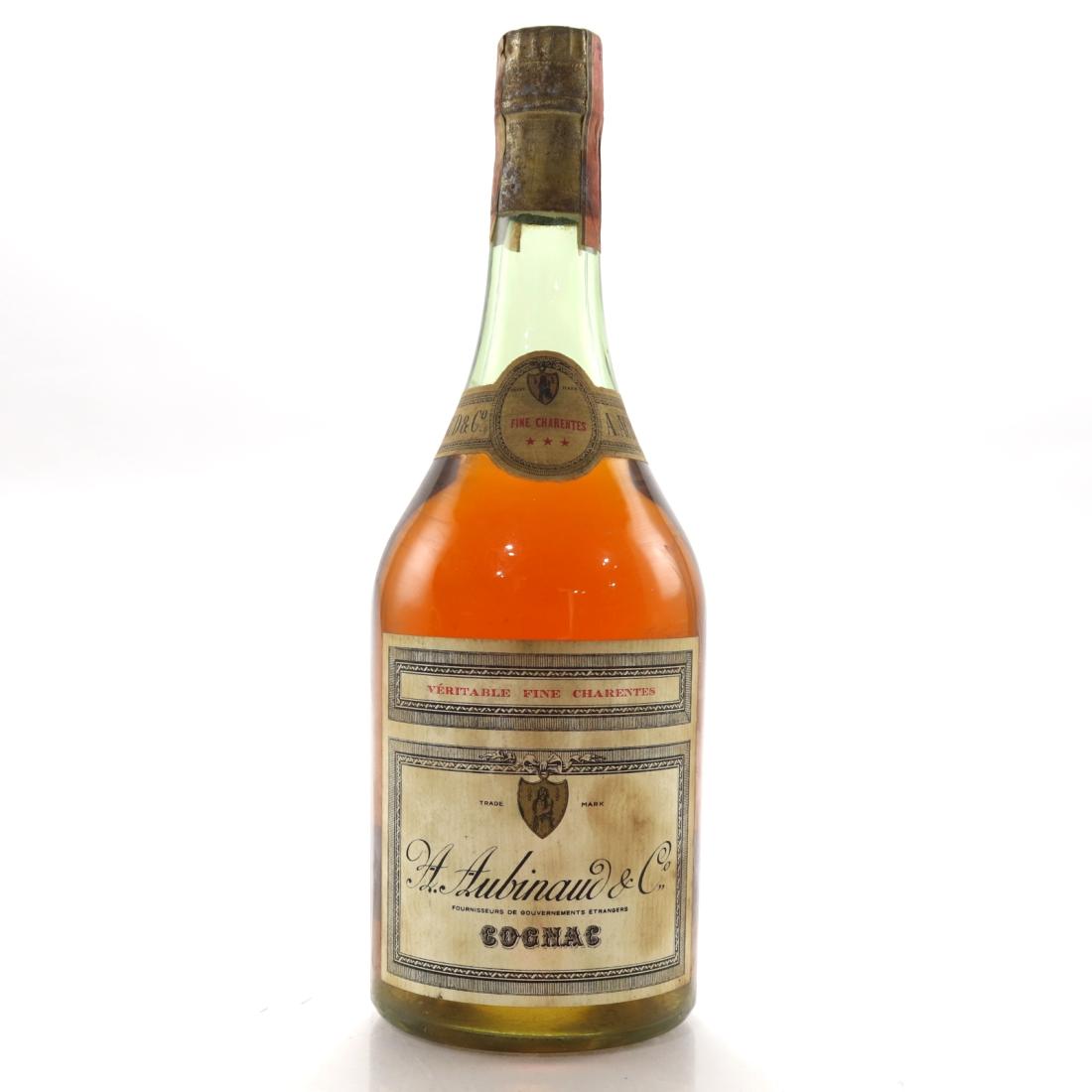 A. Aubinaud & Co 3 Star Cognac 1970s
