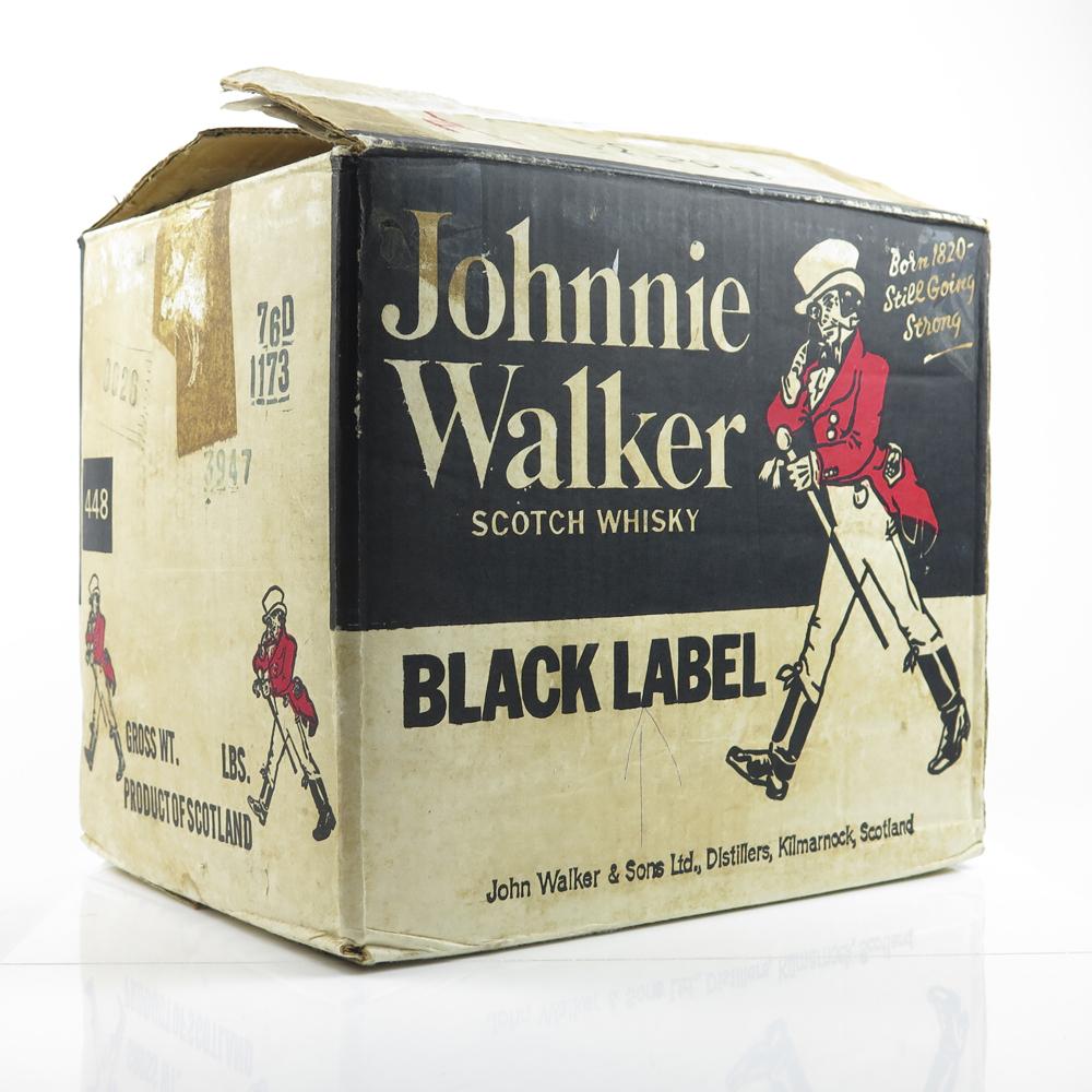 Johnnie Walker Black Label 12 Year Old / 1976 Rotation Case of 12