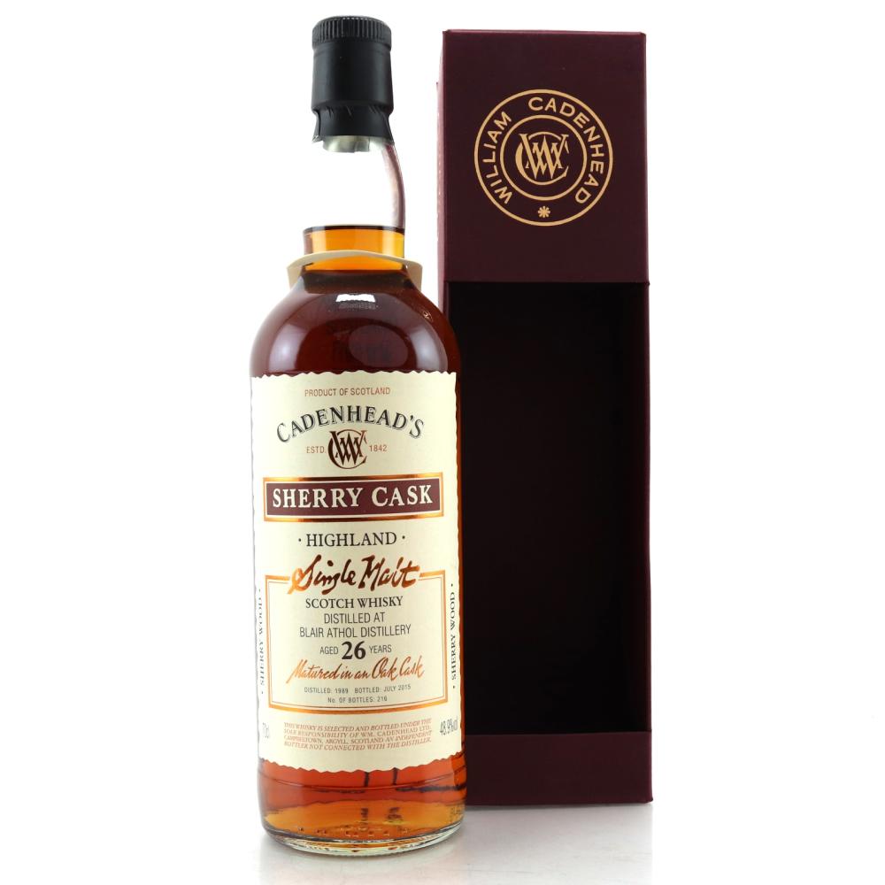 Blair Athol 1989 Cadenhead's 26 Year Old / Sherry Cask