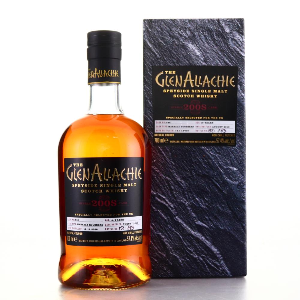 Glenallachie 2008 Single Marsala Cask 10 Year Old #586 / UK Exclusive