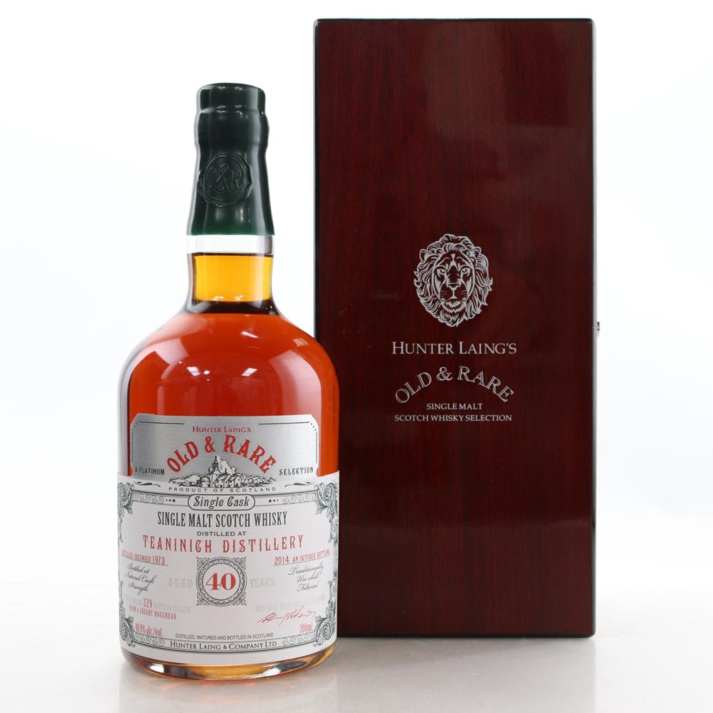 Teaninich 1973 Hunter Laing 40 Year Old / Old and Rare