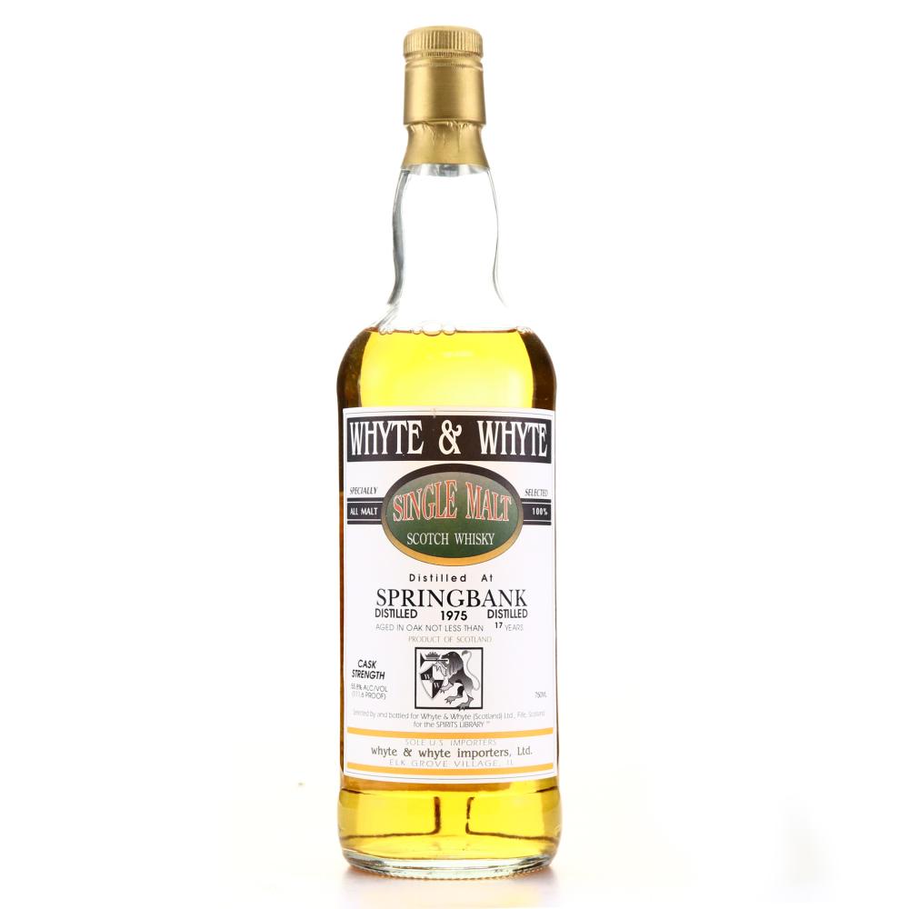 Springbank 1975 Whyte and Whyte 17 Year Old Cask Strength 75cl / Spirits Library