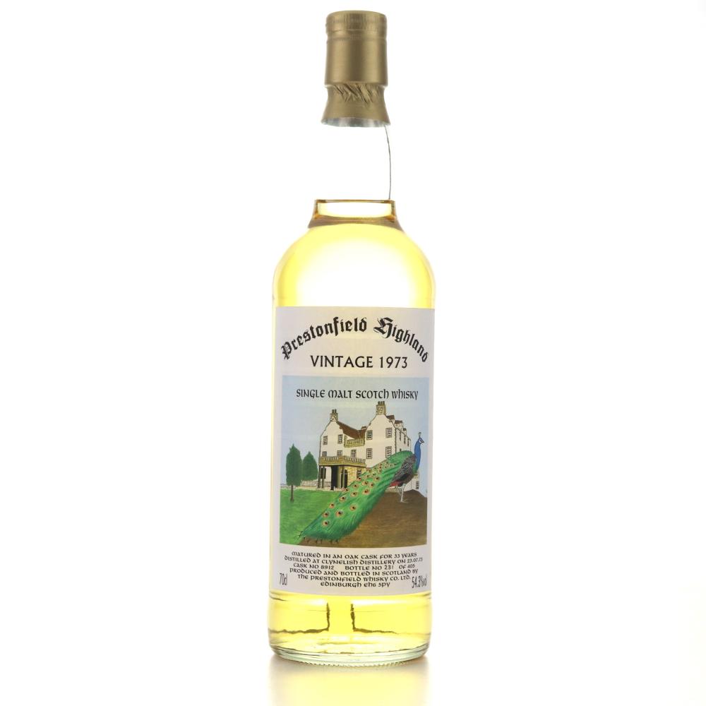 Clynelish 1973 Prestonfield 33 Year Old / 1st Bottling