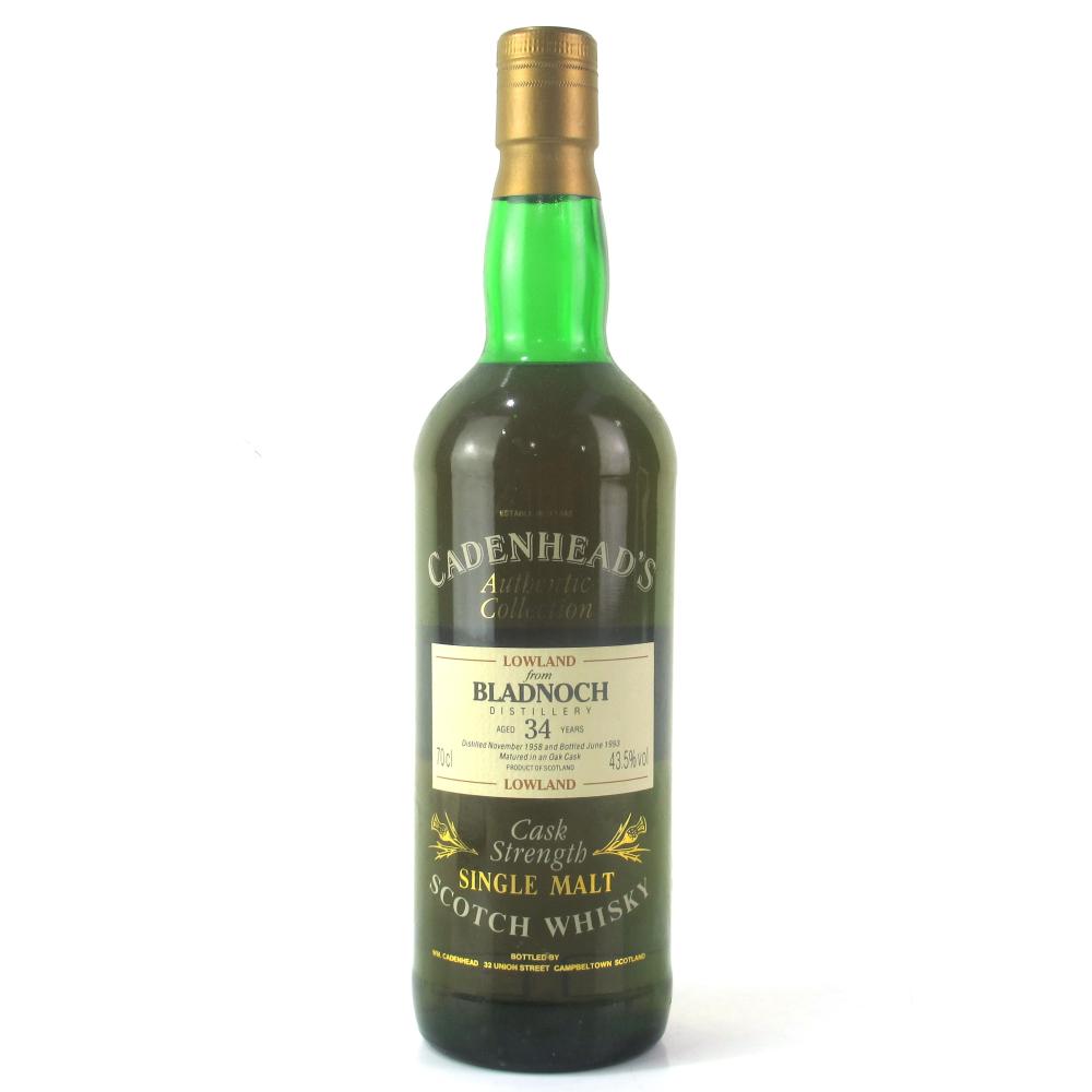 Bladnoch 1958 Cadenhead's 34 Year Old