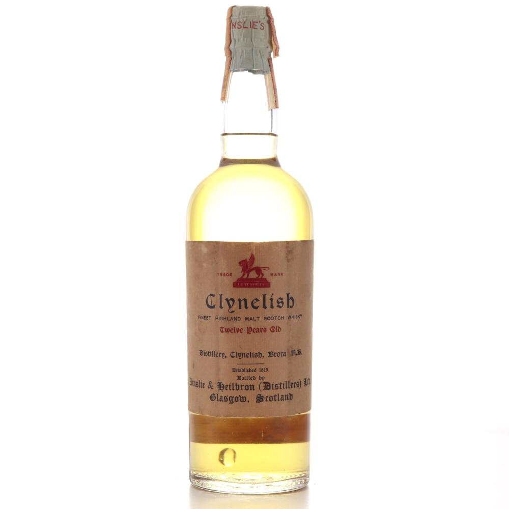 Clynelish 12 Year Old Ainslie and Heilbron circa 1950s-60s / Di Chiano Import