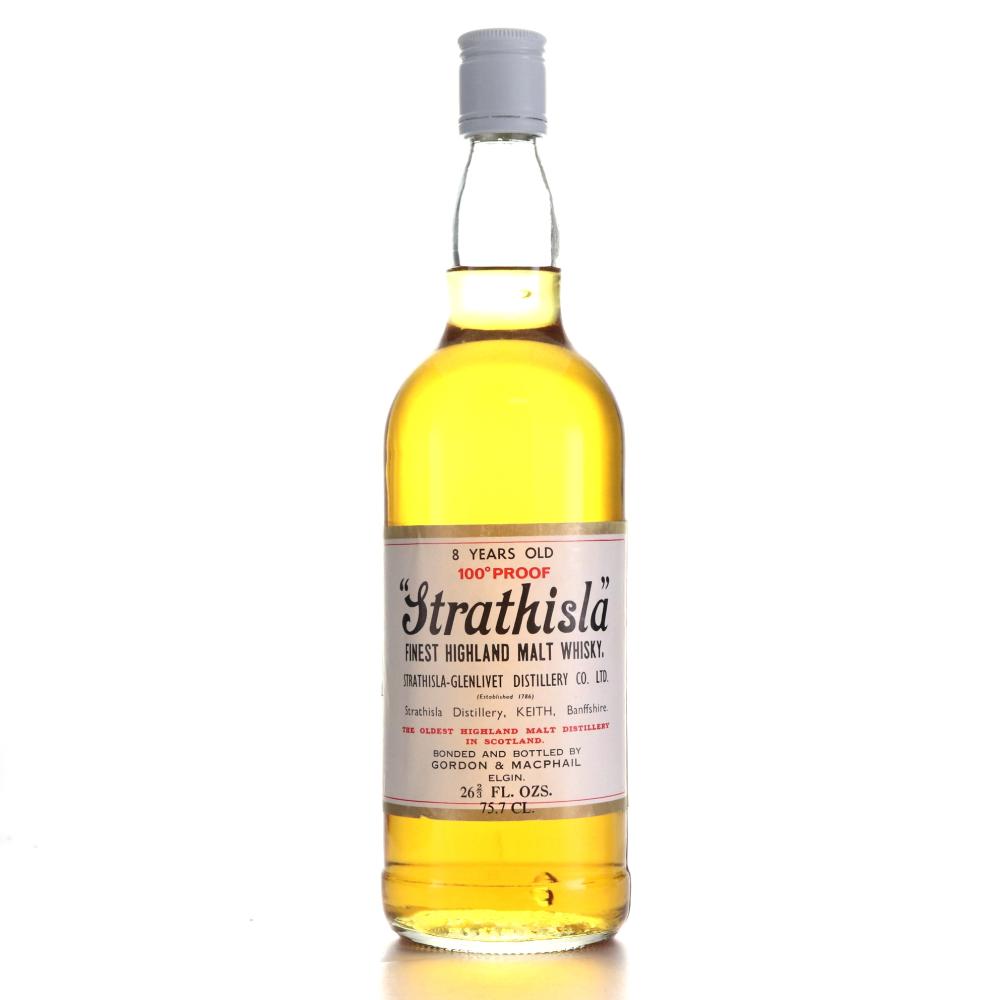Strathisla 8 Year Old Gordon and MacPhail 100 Proof 1970s