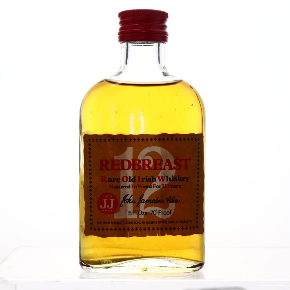 John Jameson & Son's Redbreast 12 Year Old 5 Fl Ozs 1960s