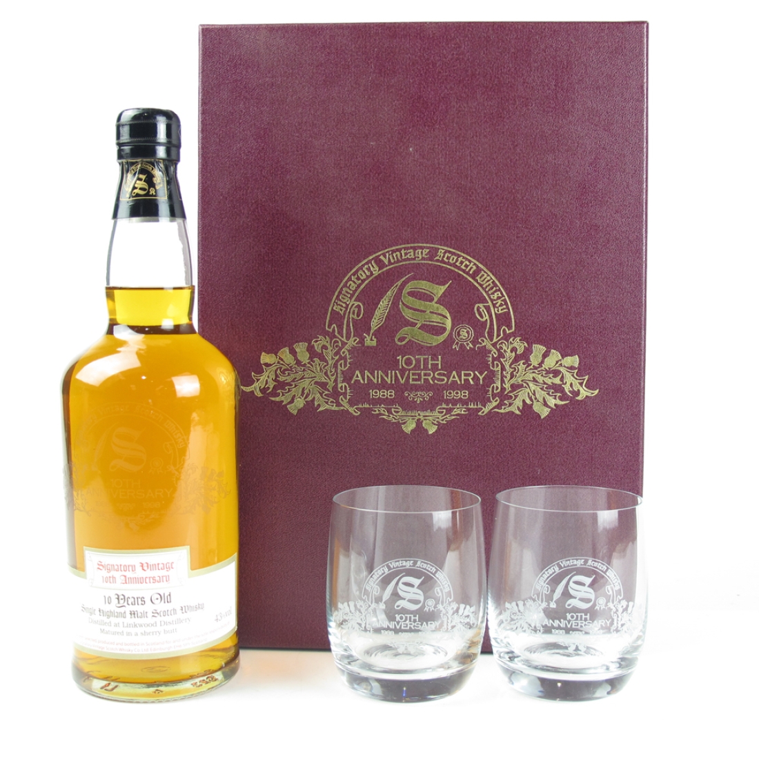 Linkwood 10 Year Old Signatory Vintage 10th Anniversary 