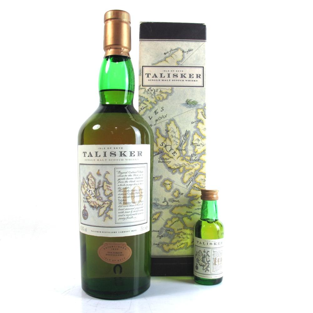 Talisker 10 Year Old 1980s / Map Label Including Mini