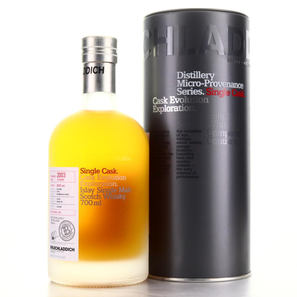 Bruichladdich 2003 Micro Provenance Single Cask 15 Year Old #10/179 / The Laddie Crew