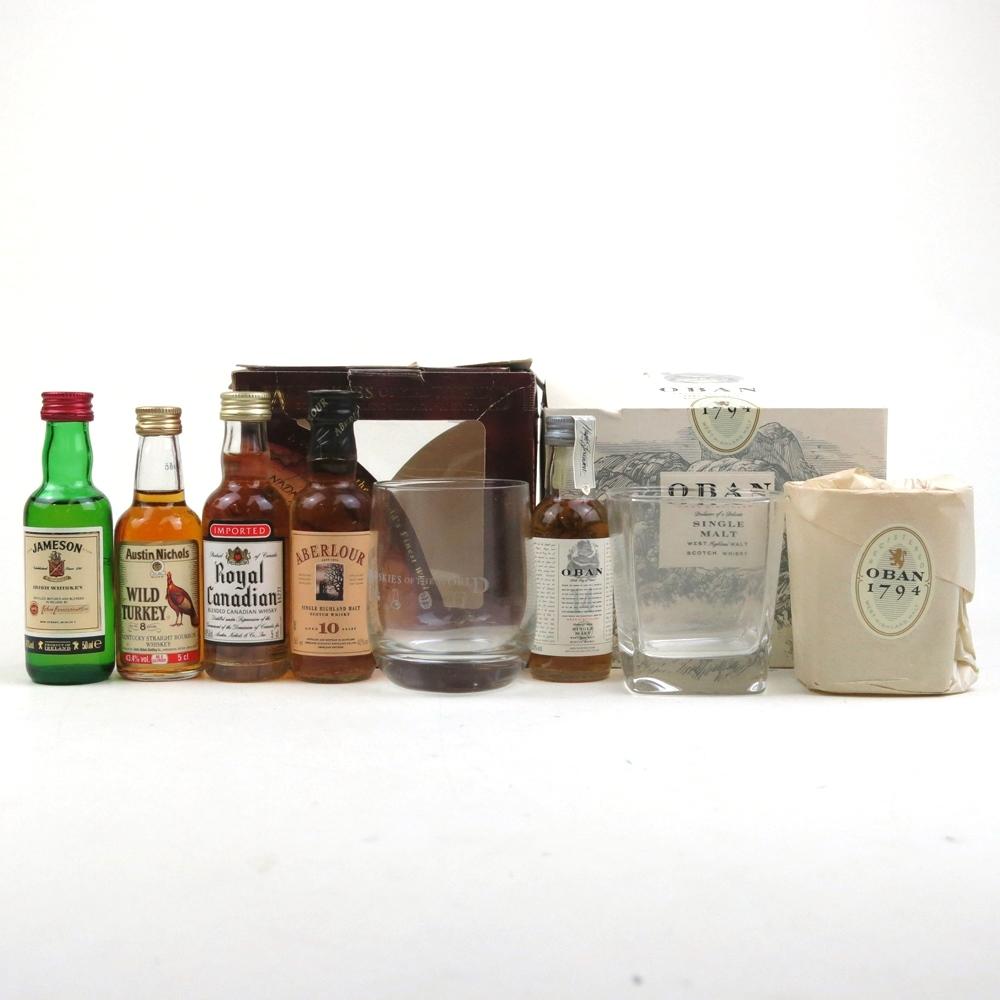 Oban 14 Year Old and Whiskies of the World Miniature Collection 5 x 5cl