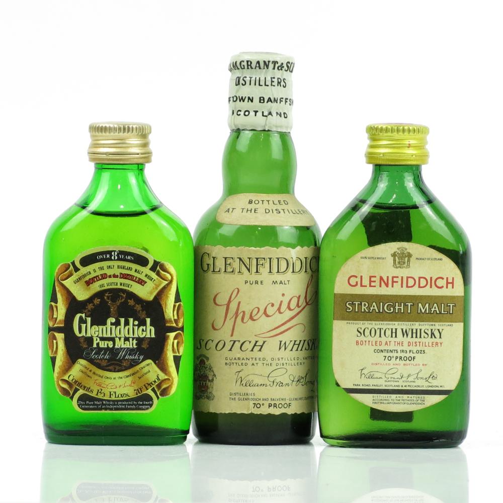 Glenfiddich Minature Selection / Including Glenfiddich Special 1940s