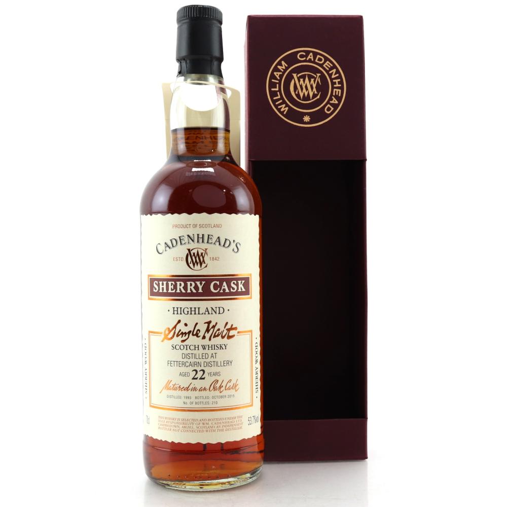 Fettercairn 1993 Cadenhead's 22 Year Old / Sherry Cask