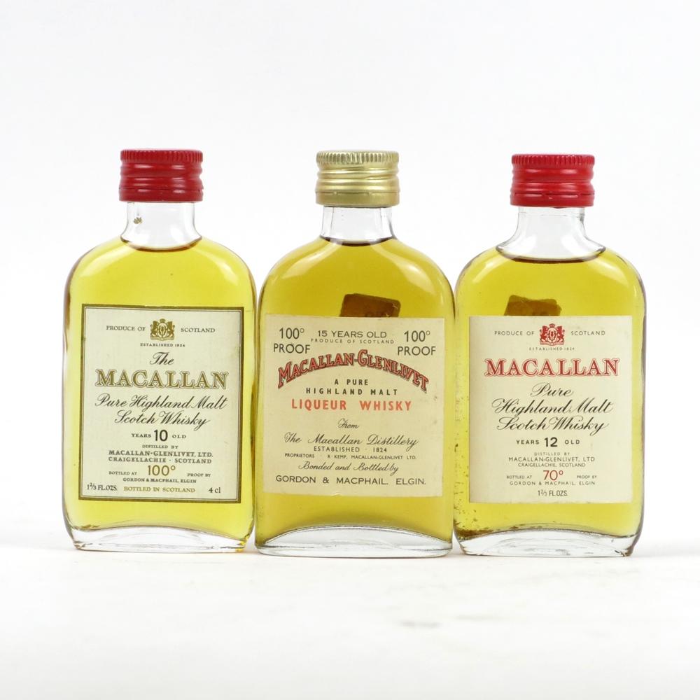 Macallan Miniature Selection 1970s