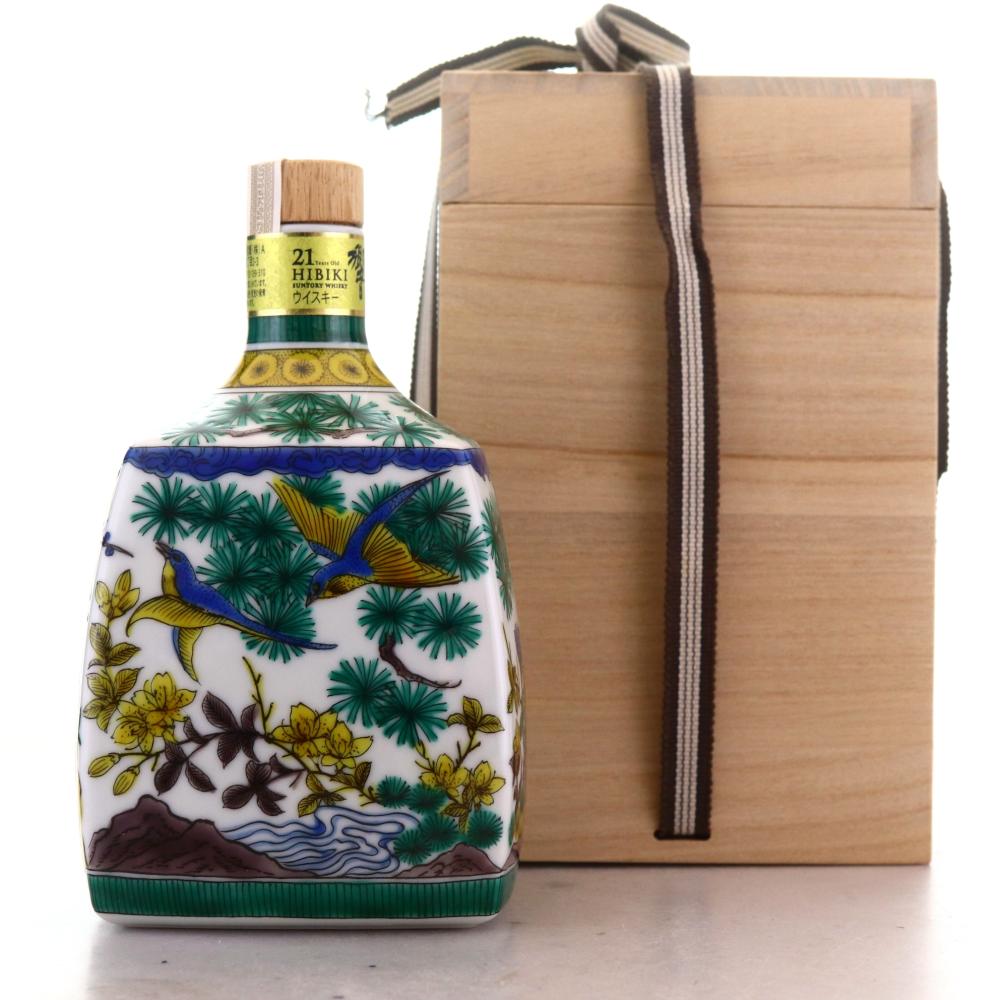 Hibiki 21 Year Old Ceramic Kutani Decanter 2012 Release