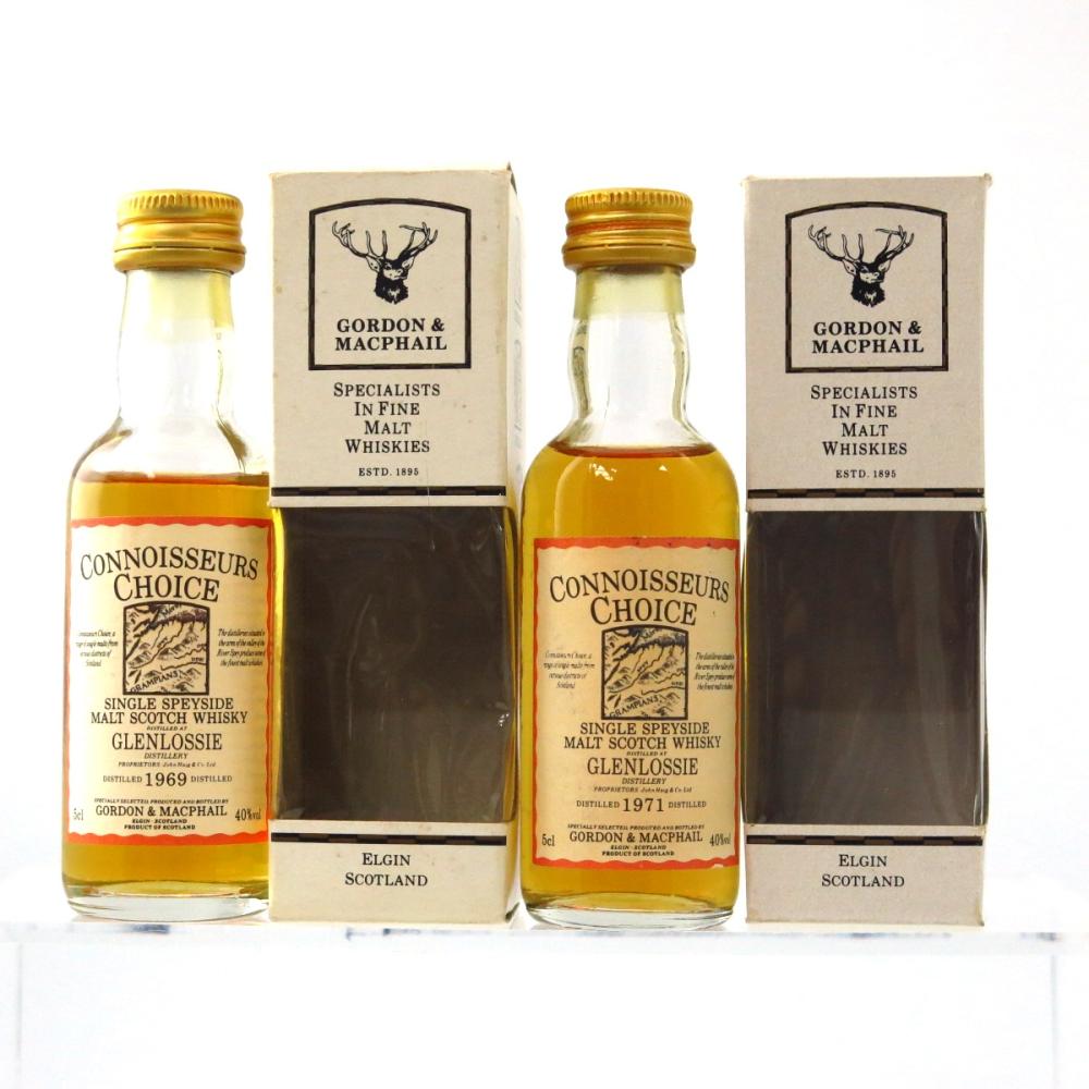 Glenlossie 1969 & 1971 Gordon and MacPhail Miniature 5cl
