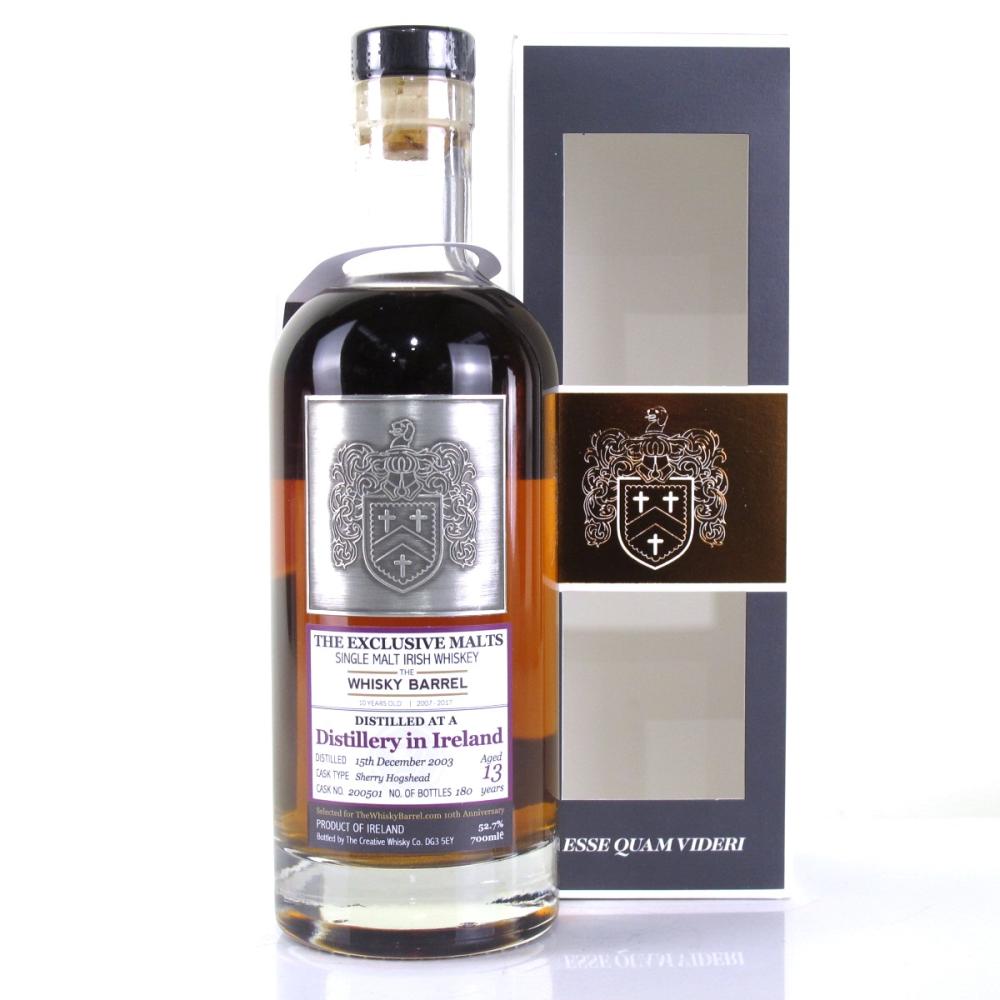 Irish Single Malt 2003 Creative Whisky Co 13 Year Old / Cooley