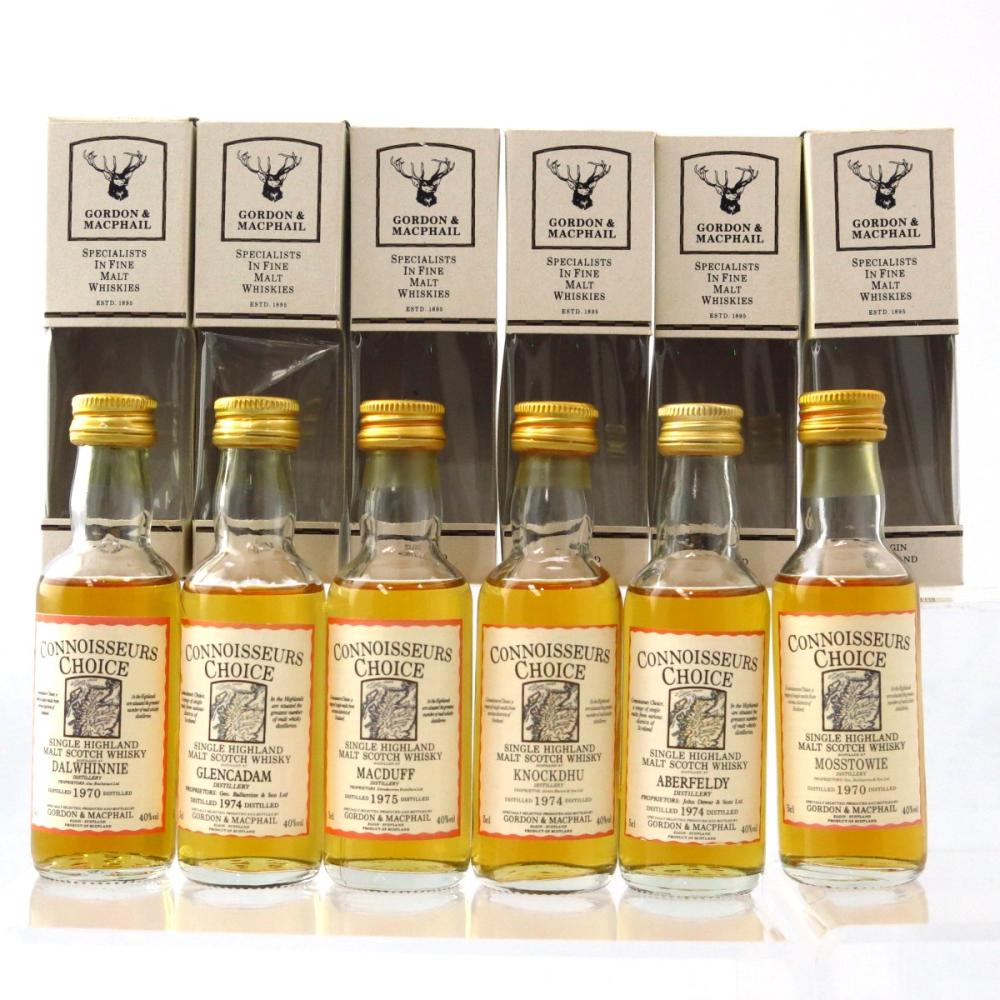 Gordon and MacPhail Highland Single Malt Miniatures 6 x 5cl