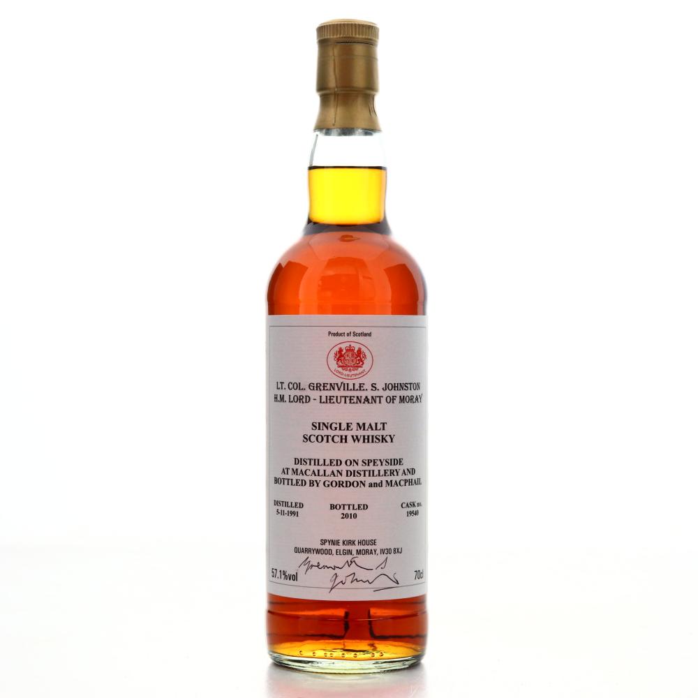 Macallan 1991 Gordon and MacPhail Single Cask / Grenville Johnston