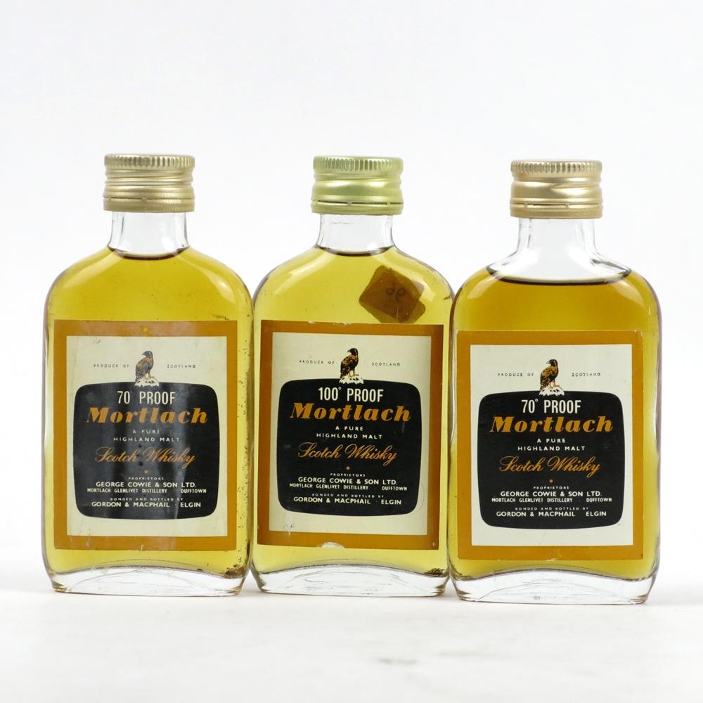 Mortlach Pure Malt 1970s Miniature Selection