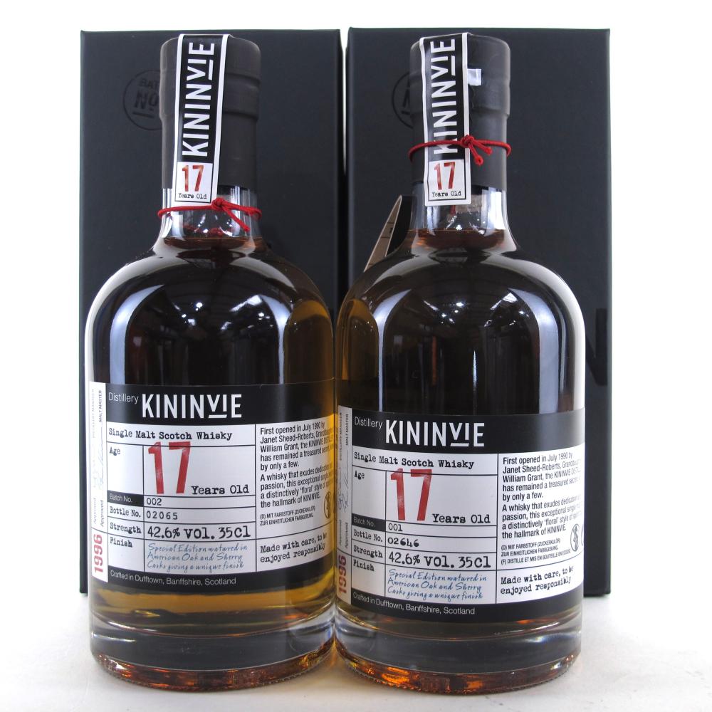 Kininvie 1996 17 Year Old 2 x 35cl / Batch #1 & #2