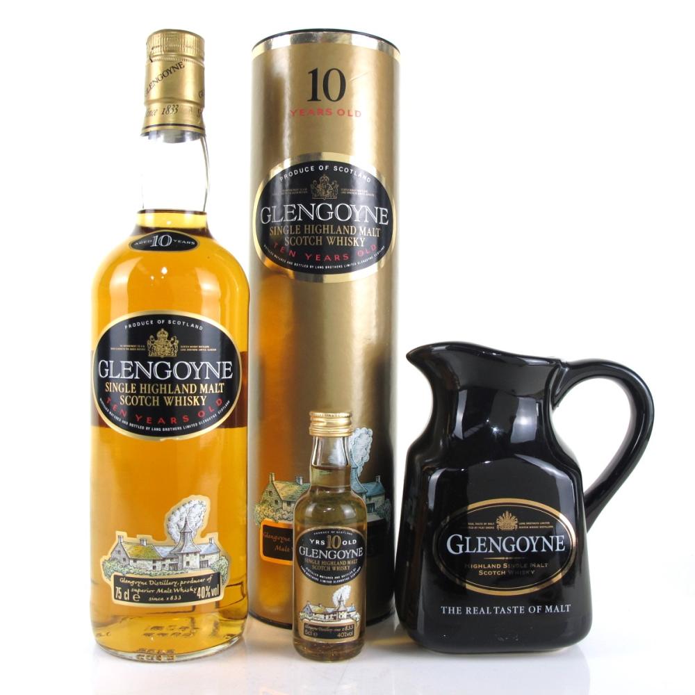 Glengoyne 10 Year Old 1980s / Including Jug and Miniature