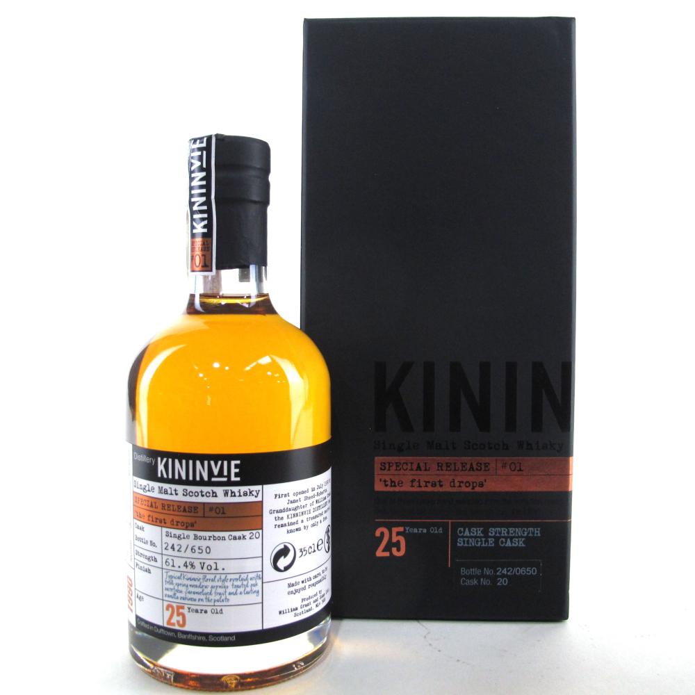 Kininvie 1990 The First Drop 25 Year Old Special Release #1 35cl
