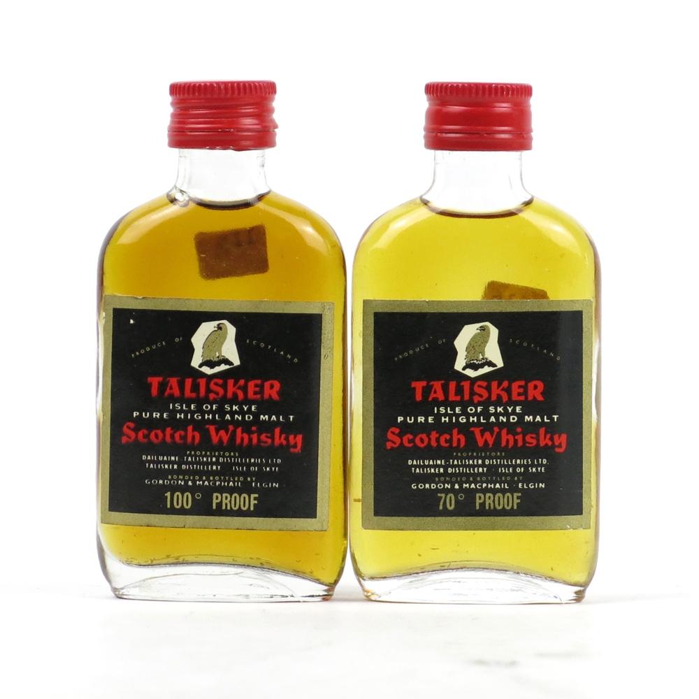 Talisker Pure Malt 1970s Miniatures