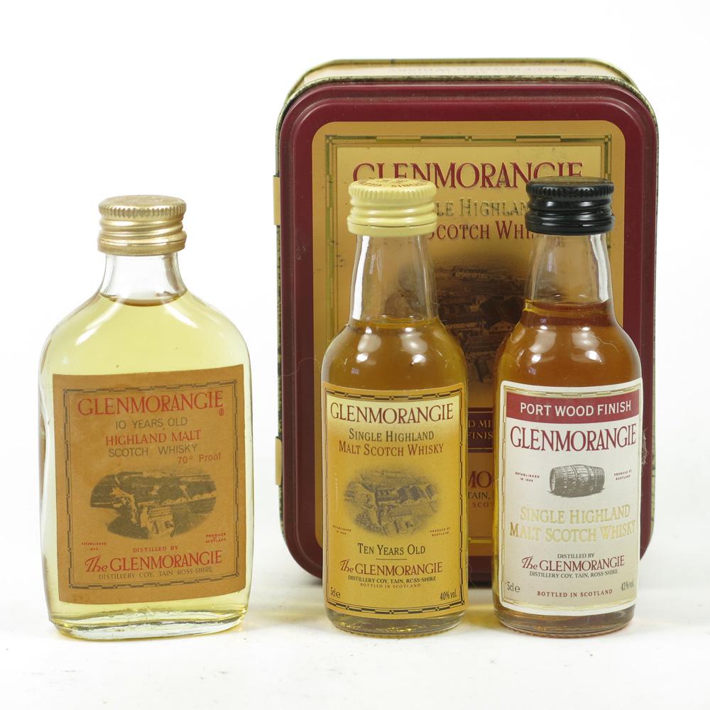 Glenmorangie 10 Year Old x2 and Port wood finish x1 / 3 x 5cl